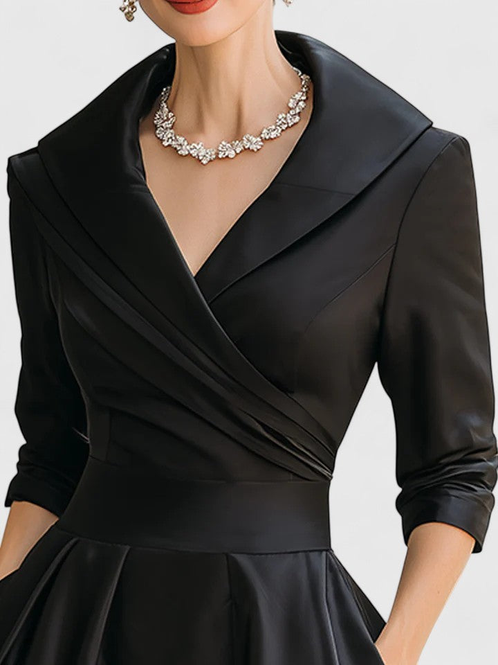 Dame Midi-kjole med elegant design 1