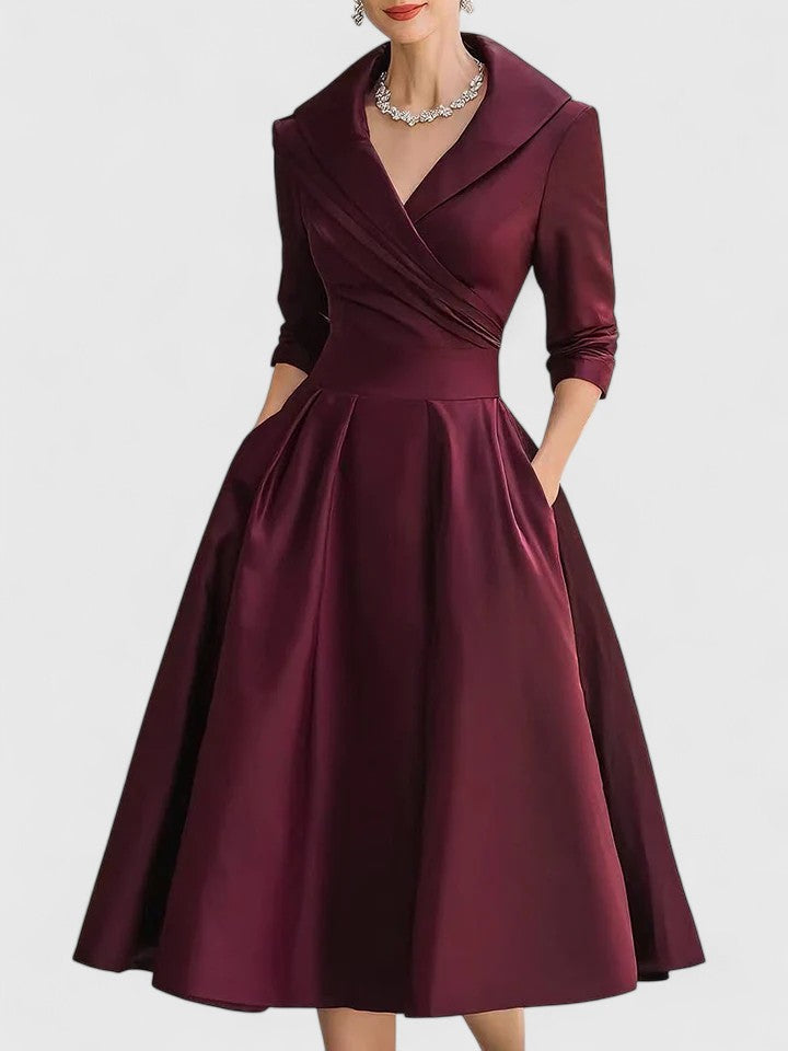 Dame Midi-kjole med elegant design 5