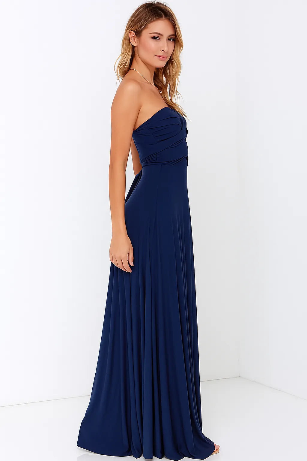 Dame Midi Kjole Chic 3