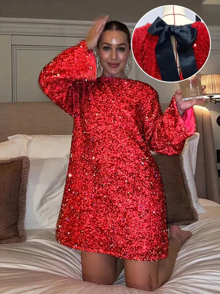 Dame Midikjole Glitter 2