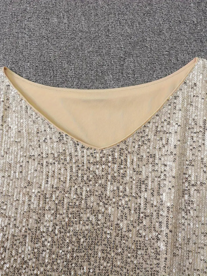 Dame Minikjole Off-Shoulder med Paljetter 5