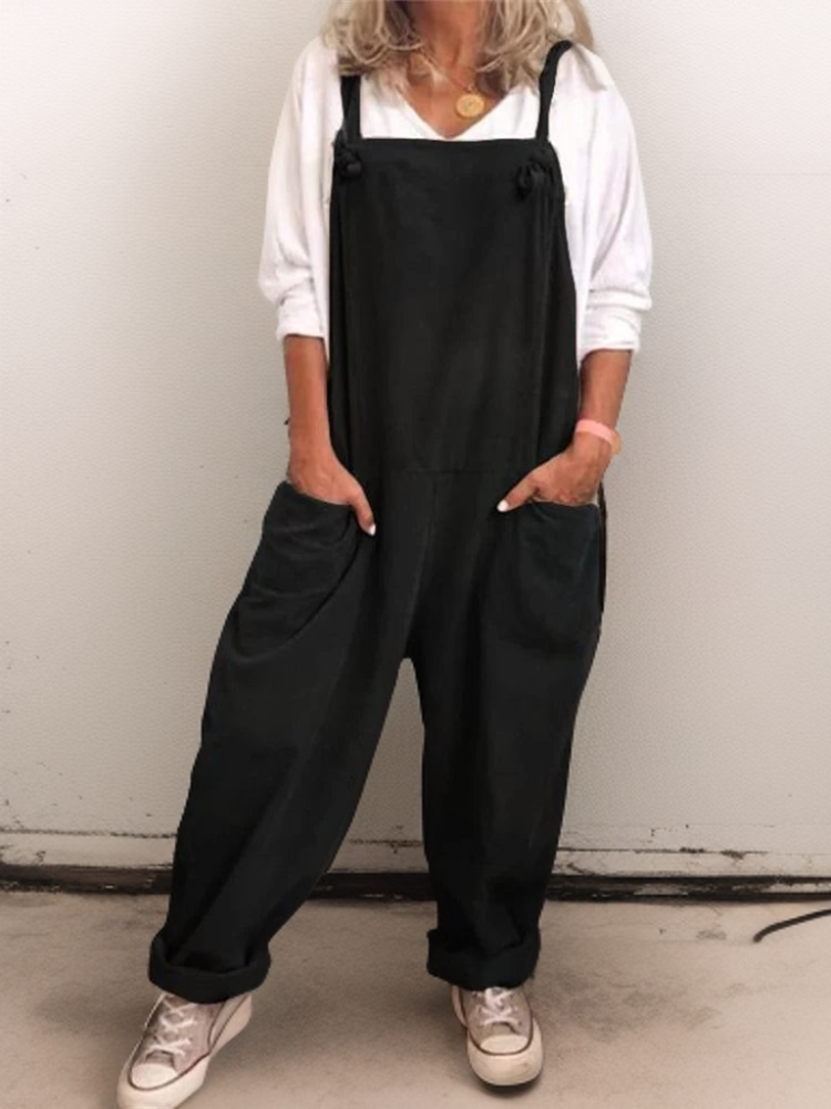 Dame Oversize Jumpsuit med Lommer 1