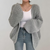 Dame Oversized Cardigan Chunky Strikket 1