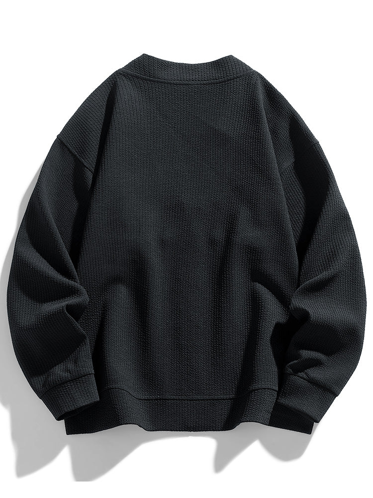 Dame Oversized Cardigan med Glidelås Moderne Stil 6