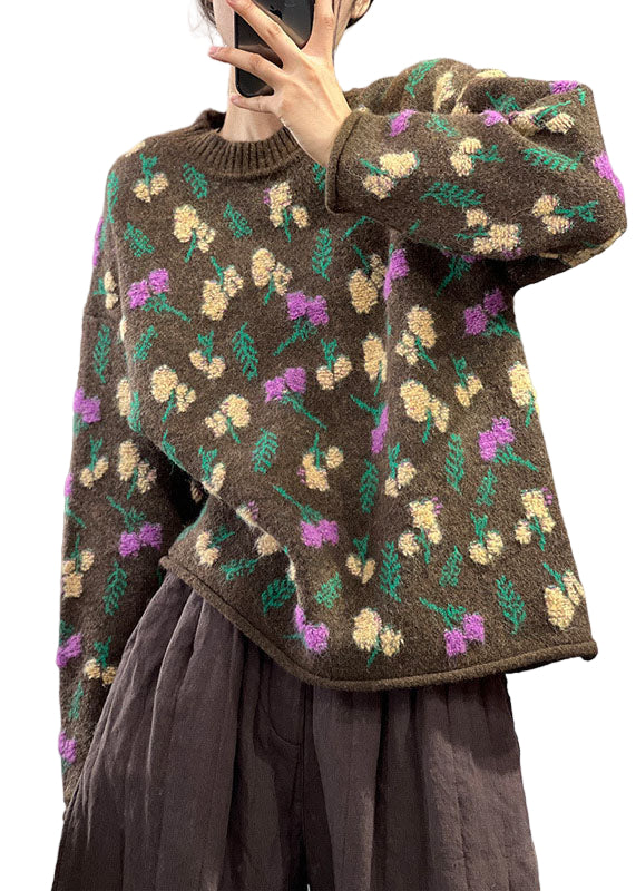 Dame Oversized O-hals Gensere 0