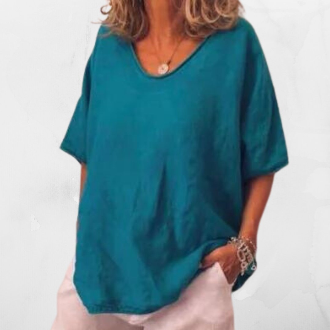 Dame Oversized T-skjorte Løs Passform For Sommerbruk 1