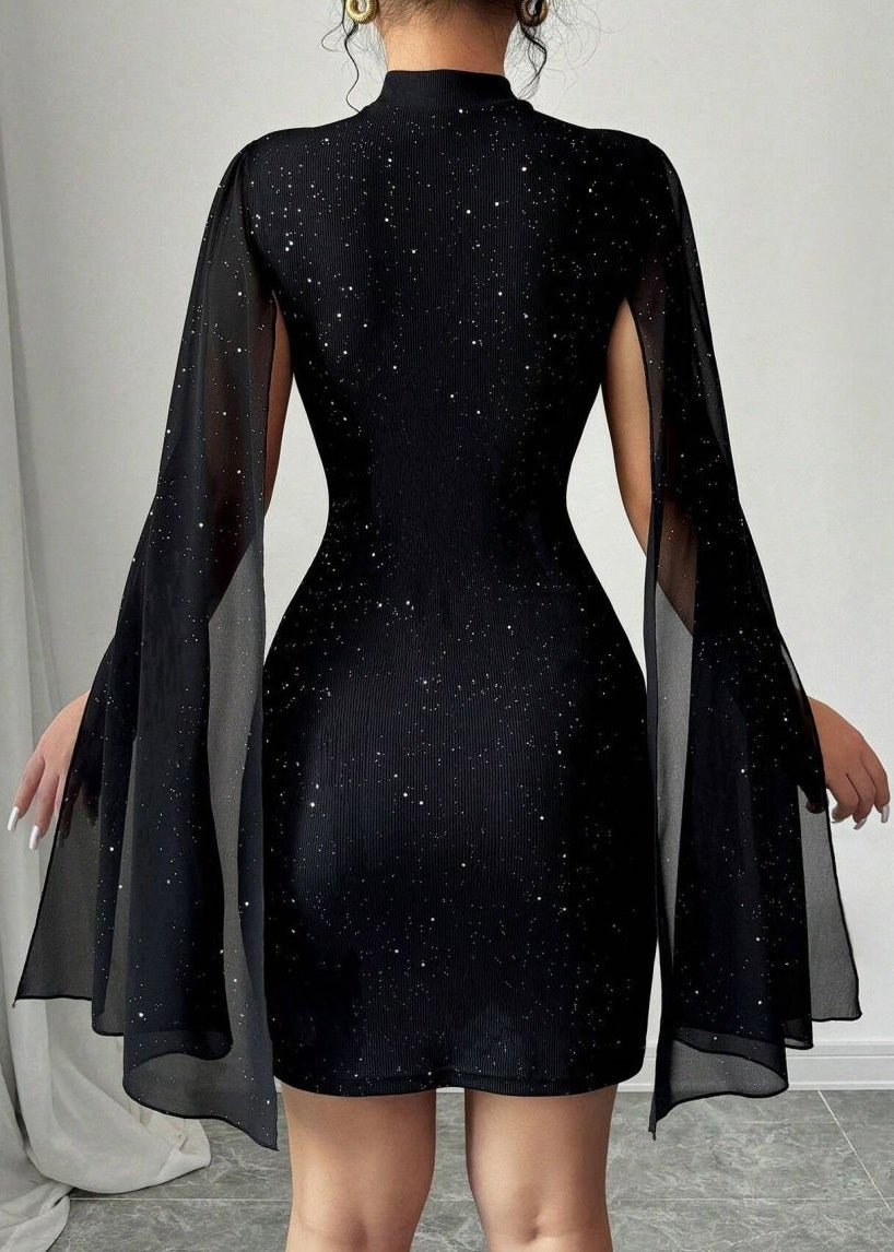 Dame Paljettkjole med Mid Cape Design 4