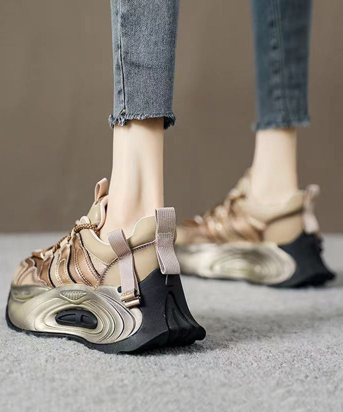 Dame Plattform Sko med Kryssstropp 0