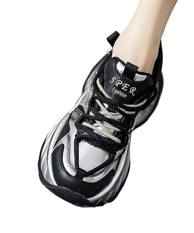 Dame Plattform Sko med Kryssstropp 2