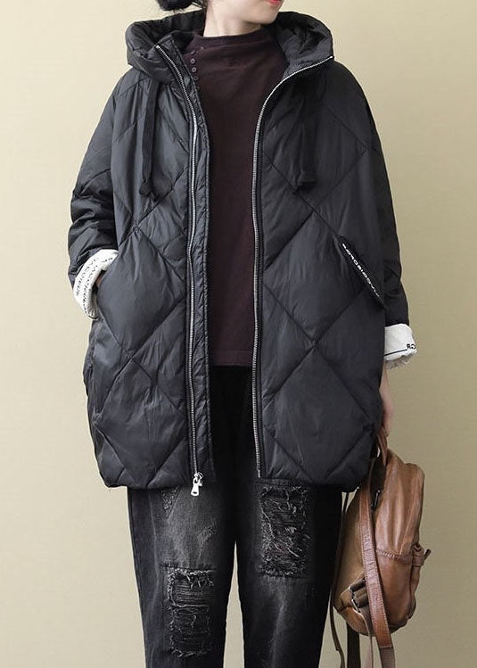 Dame Pufferjakke Lang Boho Stil 3