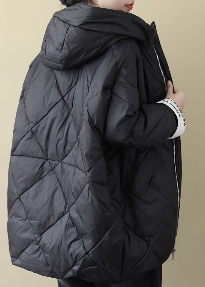 Dame Pufferjakke Lang Boho Stil 4