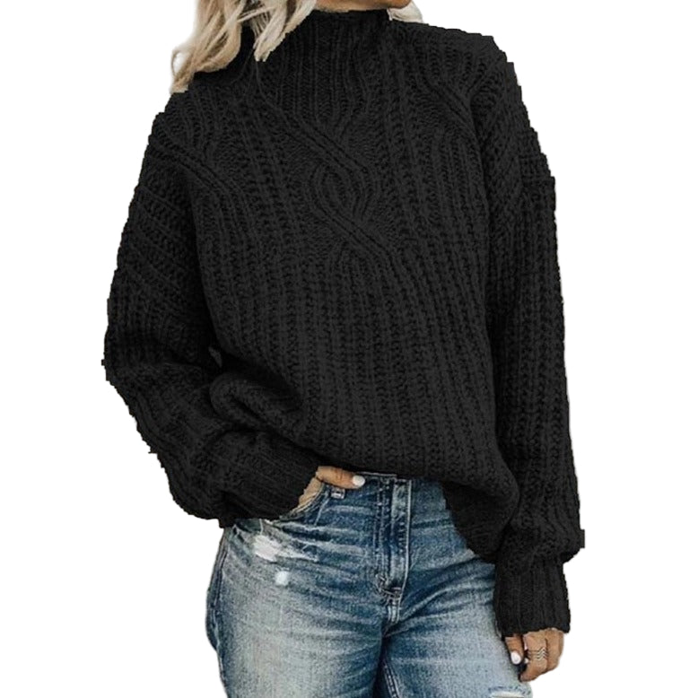 Dame Pullover Klassisk Stil Myk Fiber 0
