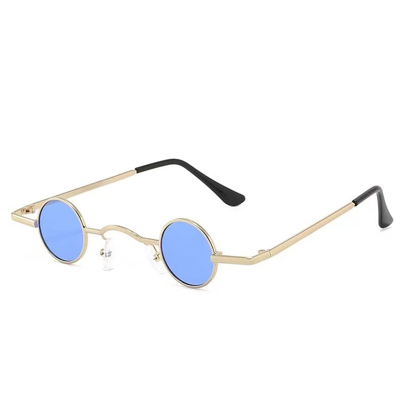 Dame Runde Solbriller Vintage Stil med UV-Beskyttelse 8