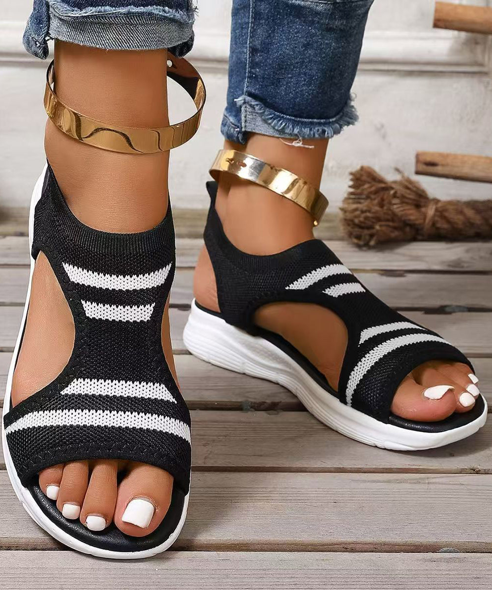 Dame Sandaler Åpen Design med Pustende Mesh 3