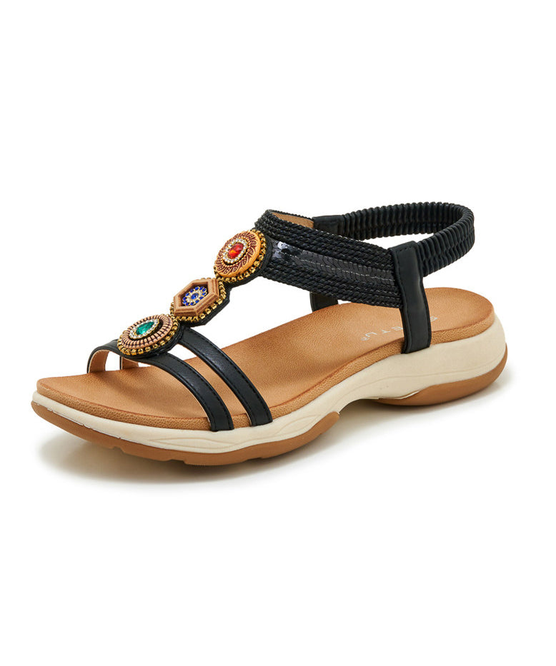 Dame Sandaler Boho Plattform 4