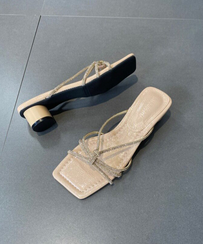 Dame Sandaler Chunky Heel 4