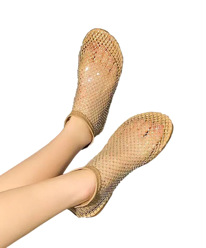 Dame Sandaler Flate Mesh Design 1