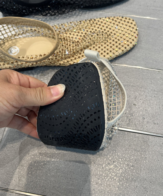 Dame Sandaler Flate Mesh Design 3