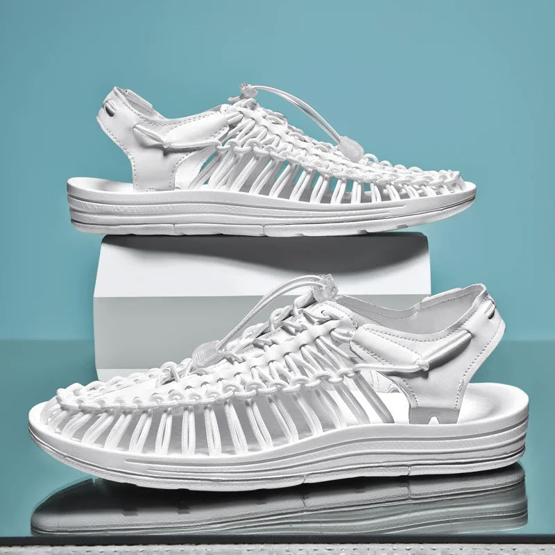 Dame Sandaler Flate Tropisk Stil 2