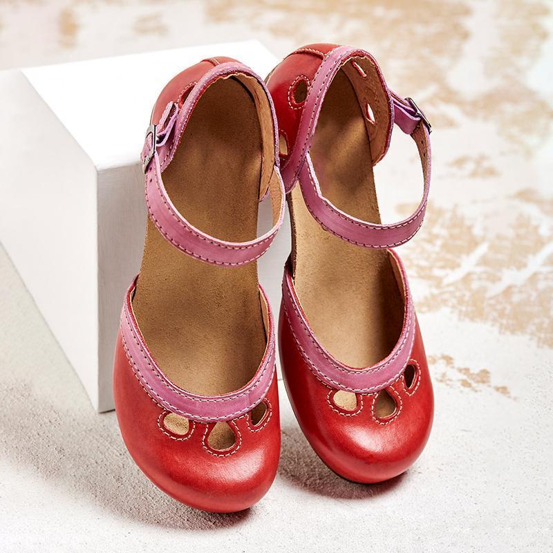 Dame Sandaler Komfortabel Klassisk Stil 7
