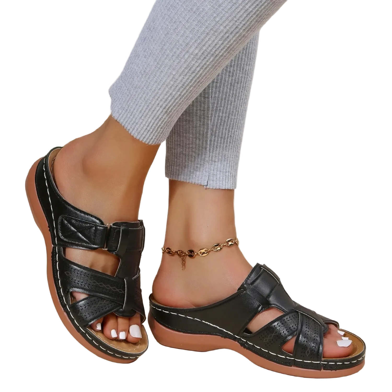 Dame Sandaler Komfortabelt Design Lett 0