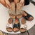 Dame Sandaler Kork Justerbare Remmer Slip-on Komfortabel Sål 7