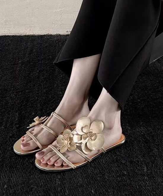 Dame Sandaler Peep Toe Floral Design 3
