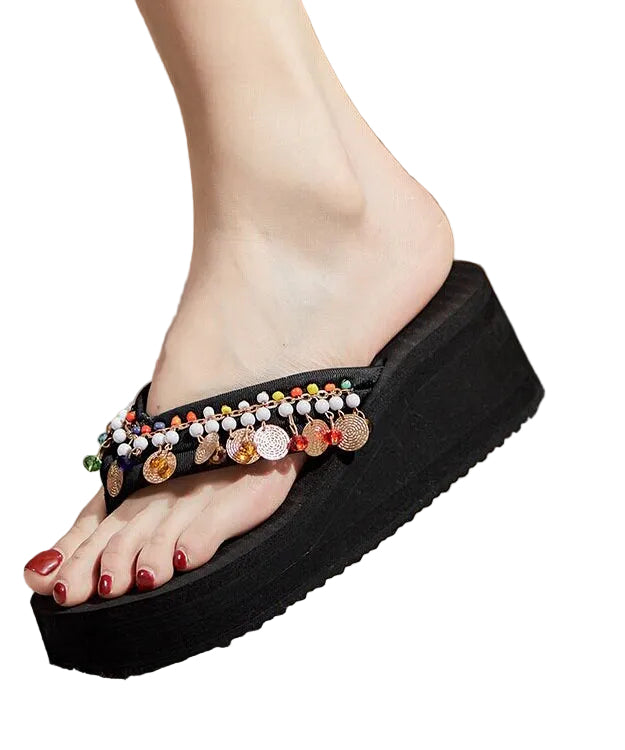 Dame Sandaler Plattform Retro Med Dusker 3