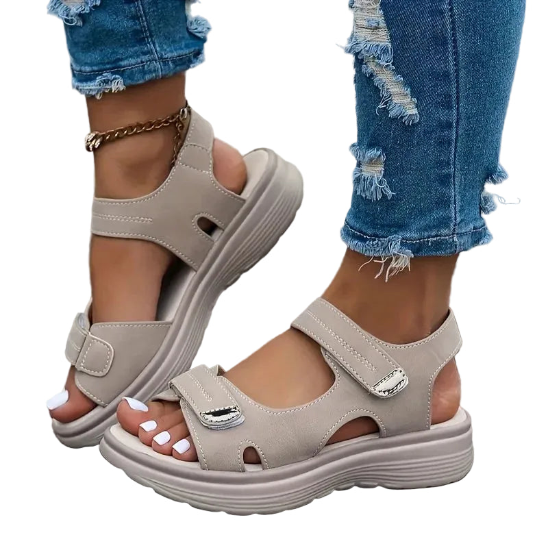 Dame Sandaler Plattform for Sommerreise 0
