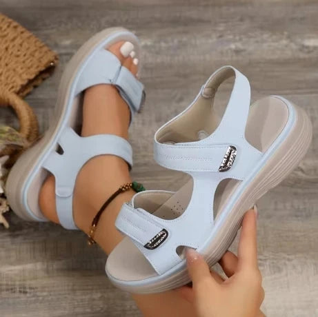 Dame Sandaler Plattform for Sommerreise 7