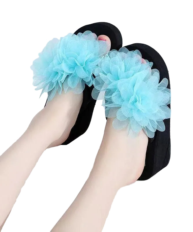 Dame Sandaler Plattform med Blomsterdesign 0