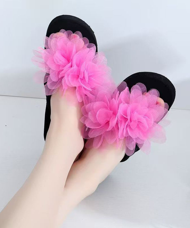 Dame Sandaler Plattform med Blomsterdesign 3