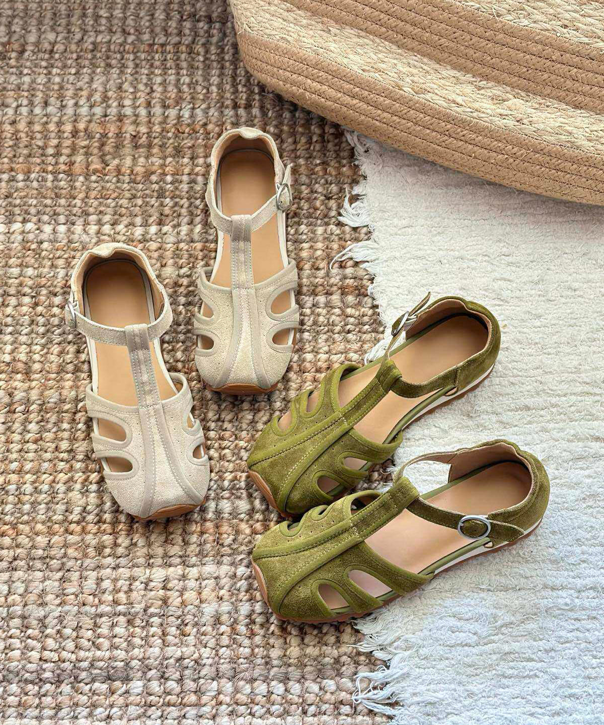 Dame Sandaler Retro Splicing 2