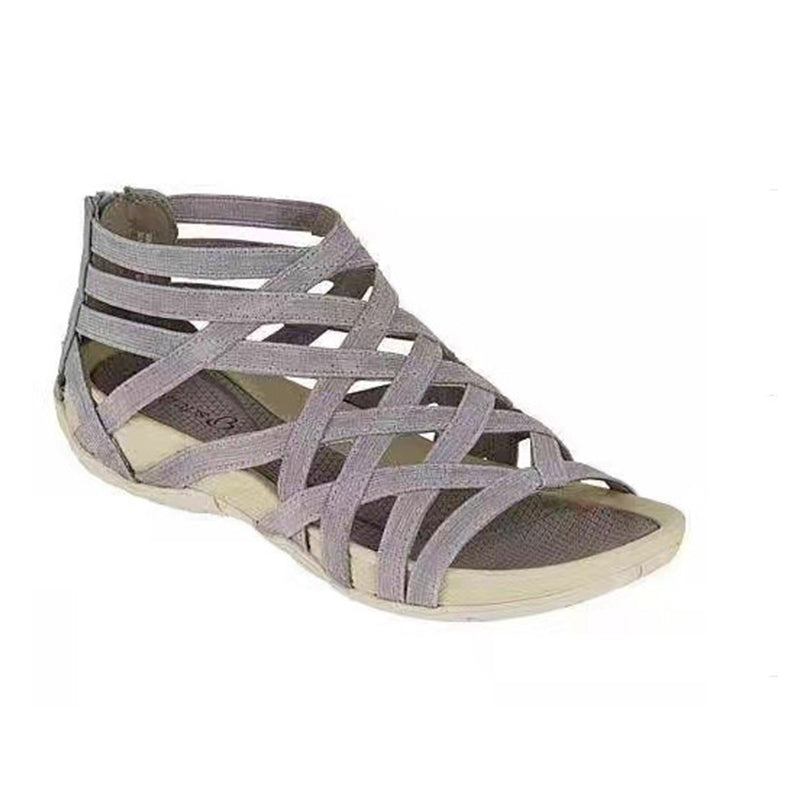Dame Sandaler Romerske Flate for Sommerbruk 13