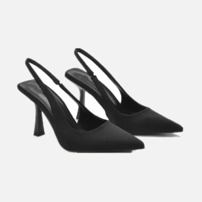Dame Sandaler Slingback Med Spiss Tå 0