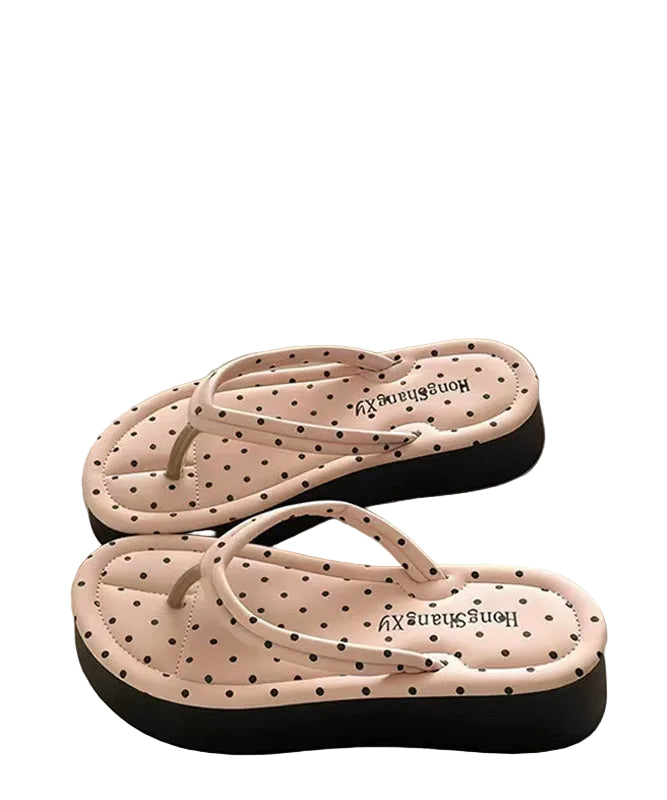 Dame Sandaler Strandplattform Komfortable Flate Sko 0