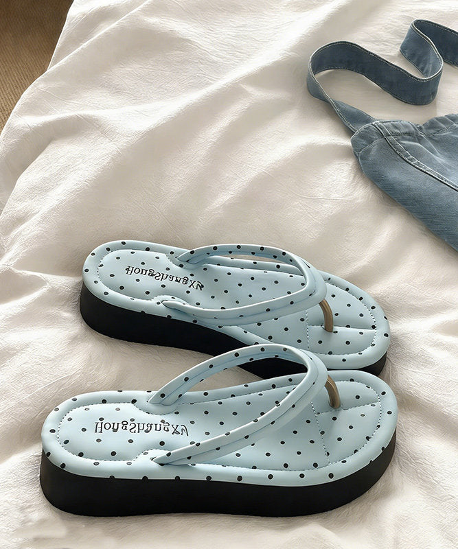 Dame Sandaler Strandplattform Komfortable Flate Sko 3