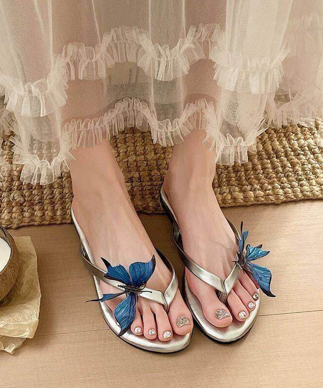 Dame Sandaler Uformell Stil Med Håndlagde Detaljer 1