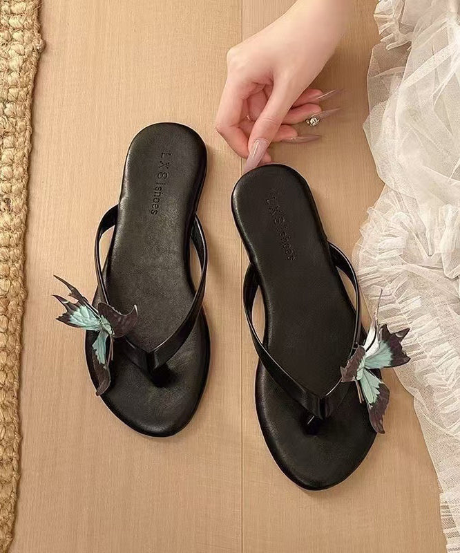 Dame Sandaler Uformell Stil Med Håndlagde Detaljer 2