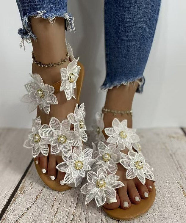 Dame Sandaler med Blomsterdesign 1