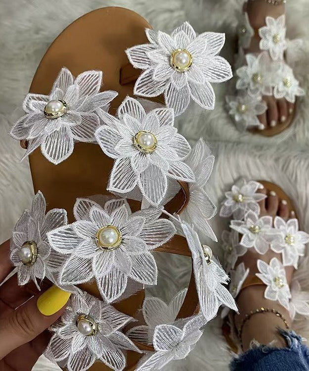 Dame Sandaler med Blomsterdesign 2