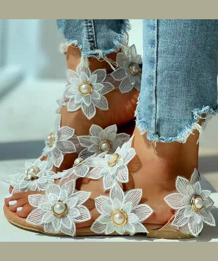 Dame Sandaler med Blomsterdesign 3