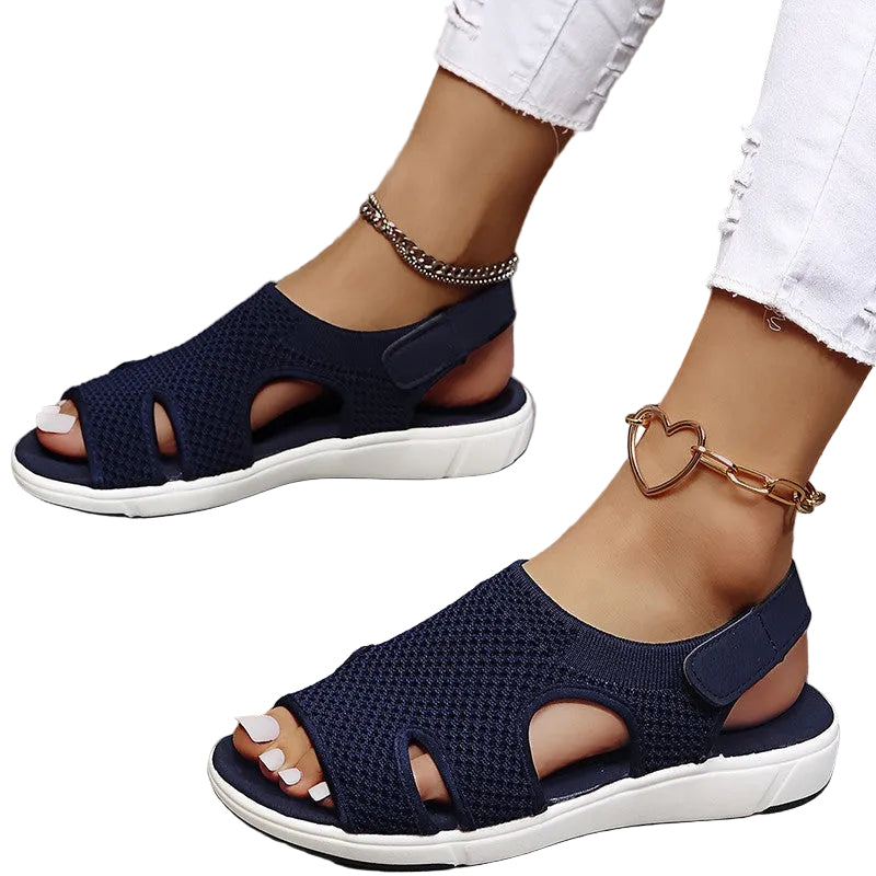Dame Sandaler med Borrelås 0