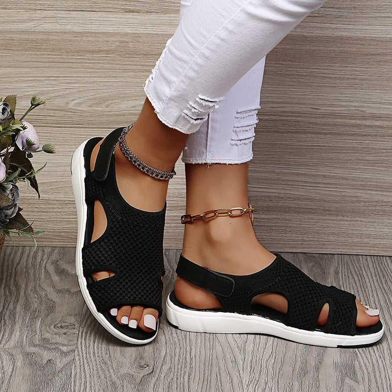 Dame Sandaler med Borrelås 5