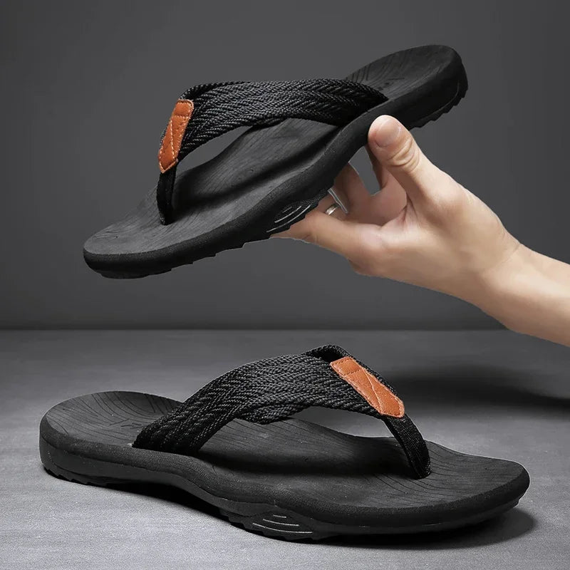Dame Sandaler med Flettet Stropp og Støtabsorberende Mellomsåle 0