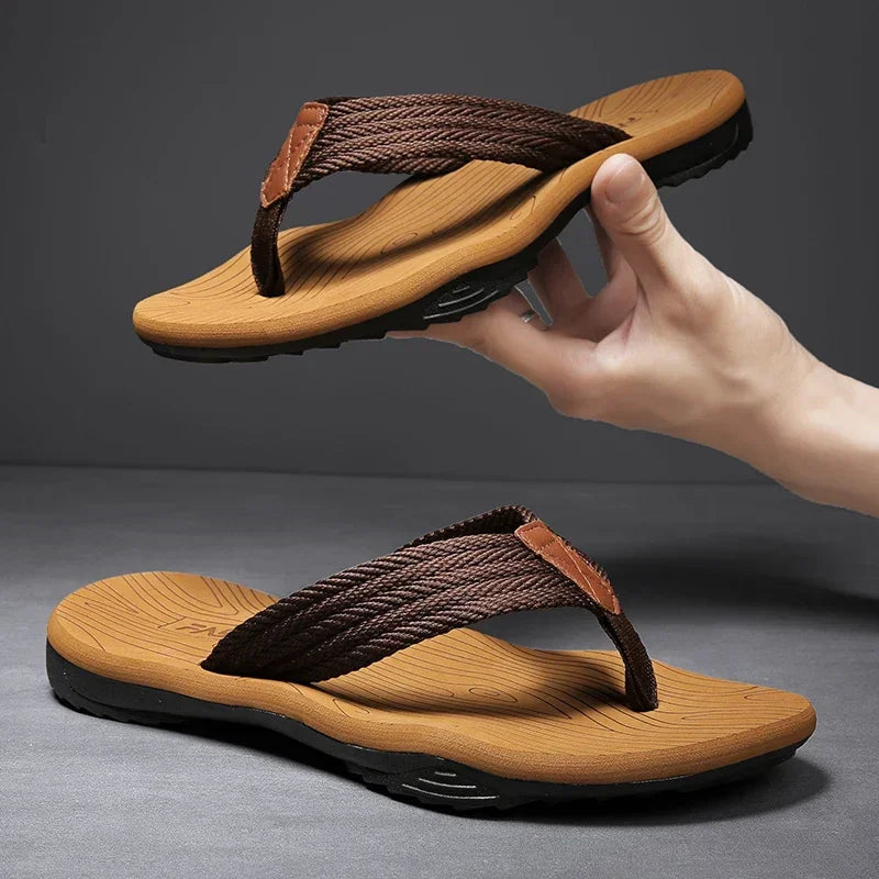 Dame Sandaler med Flettet Stropp og Støtabsorberende Mellomsåle 2