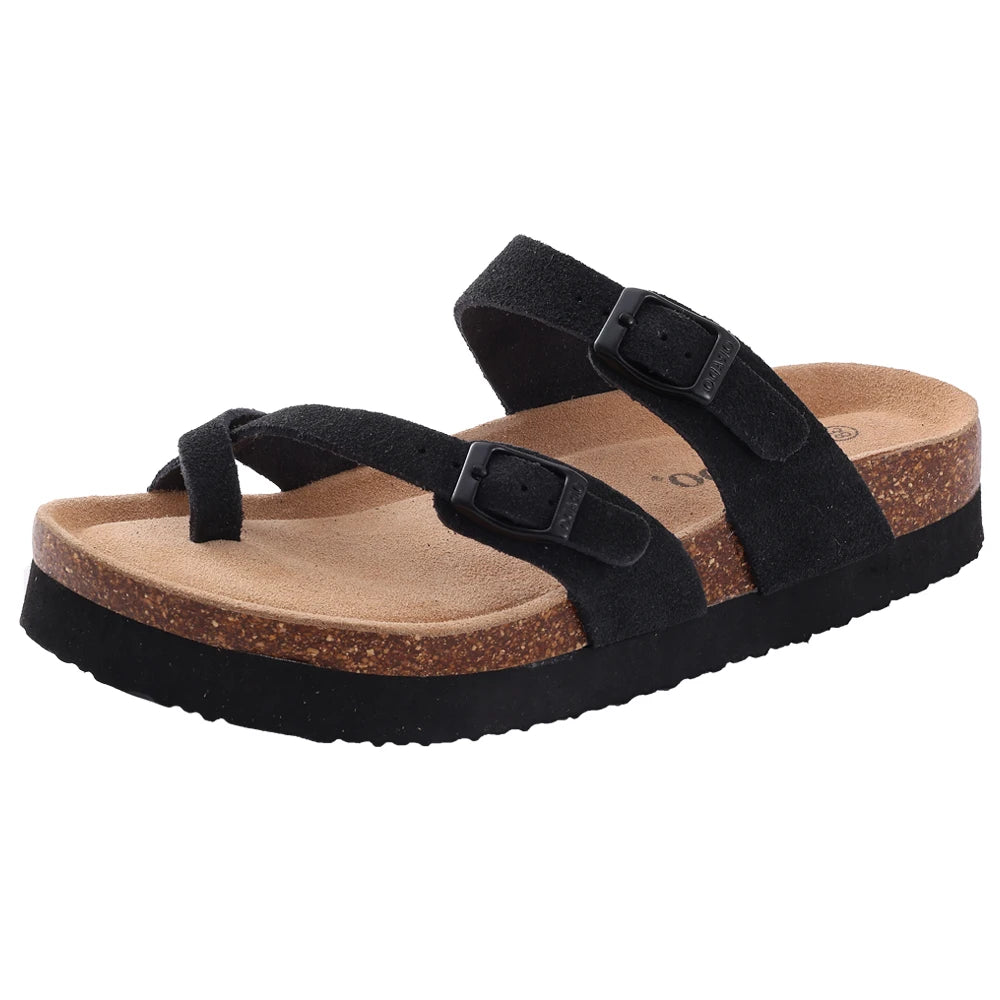 Dame Sandaler med Kork Innersåle og Buestøtte 10