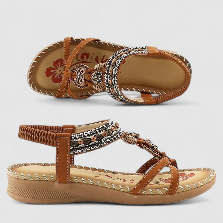 Dame Sandaler med Stabil Såle og Sikker Hælkappe 8