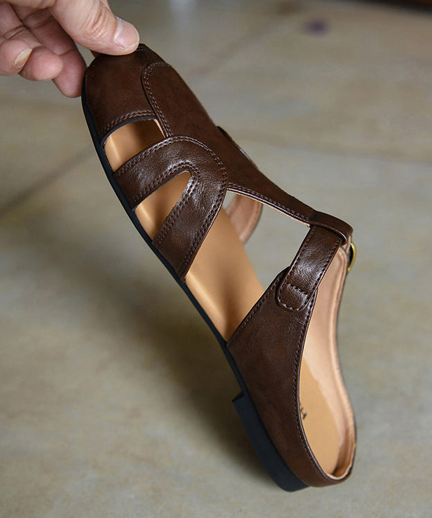 Dame Sandaler med Utskåret Design 3