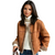 Dame Shearling Jakke med Knappdetaljer 0
